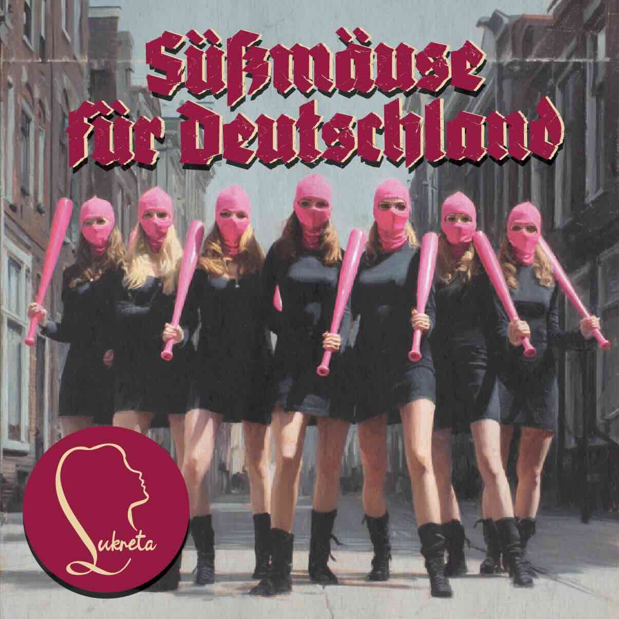 50 Aufkleber „Süßmäuse für Deutschland!“