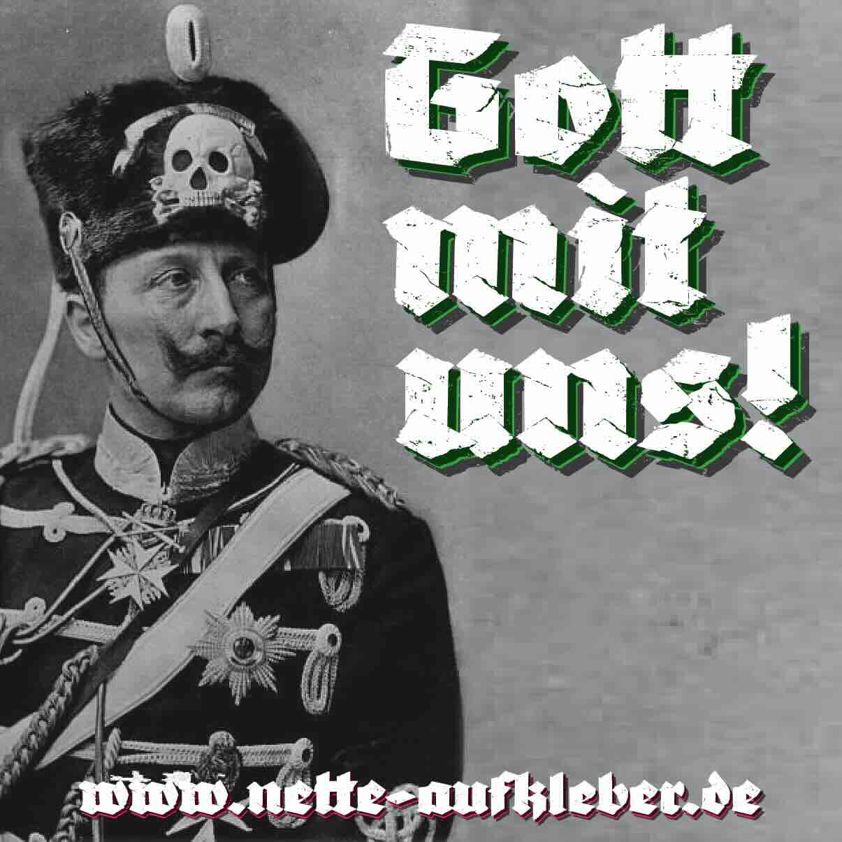 50 Aufkleber „Gott mit uns!“