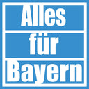 50 Aufkleber „Alles für Bayern“ - Nette Aufkleber