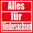 50 Aufkleber „Alles für Niedersachsen“ - Nette Aufkleber