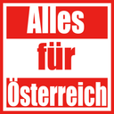 50 Aufkleber „Alles für Österreich“ - Nette Aufkleber