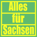 50 Aufkleber „Alles für Sachsen“ - Nette Aufkleber