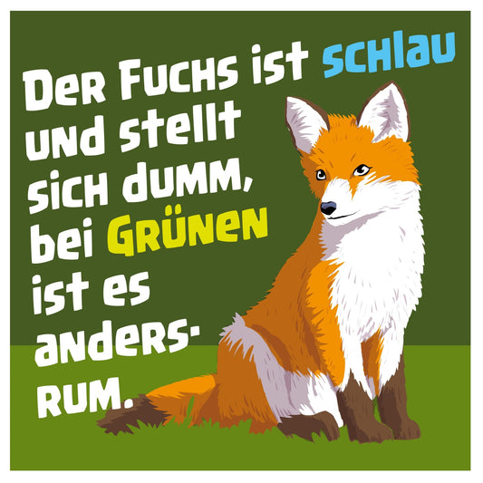 50 Aufkleber „Füchslein Alwin“ - Nette Aufkleber