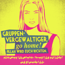 50 Aufkleber „Gruppenvergewaltiger“ - Nette Aufkleber