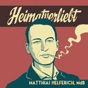 50 Aufkleber „Helferich, Heimatverliebt“ - Nette Aufkleber