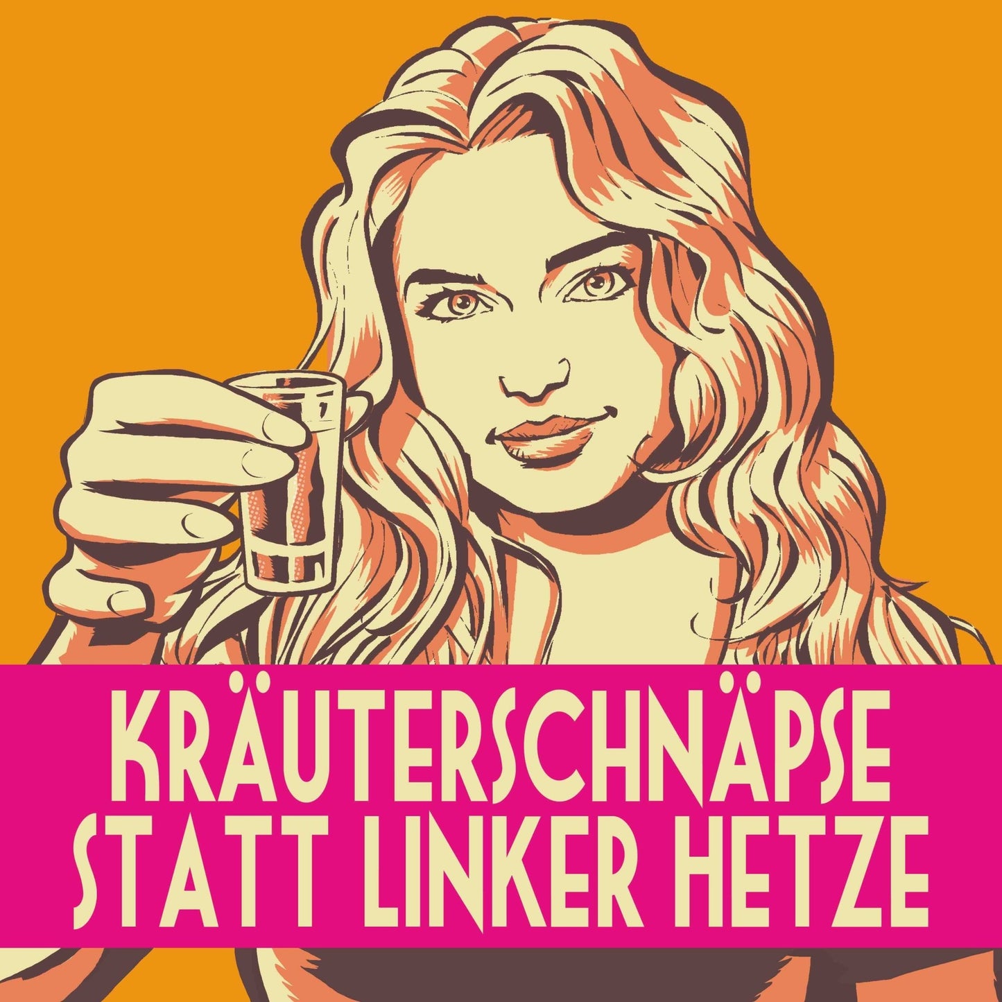 50 Aufkleber „Kräuterschnäpse“ - Nette Aufkleber