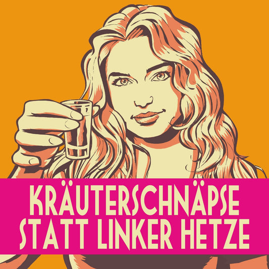 50 Aufkleber „Kräuterschnäpse“ - Nette Aufkleber