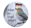 50 Aufkleber „Linken den Vogel zeigen!“ - Nette Aufkleber
