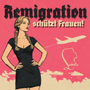 50 Aufkleber „Lukreta - Remigration schützt Frauen“ - Nette Aufkleber