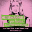 50 Aufkleber „Messermänner“ - Nette Aufkleber