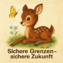 50 Aufkleber „Rehkitz Silda“ - Nette Aufkleber