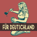 50 Aufkleber „Tilda: Für Deutschland“ - Nette Aufkleber