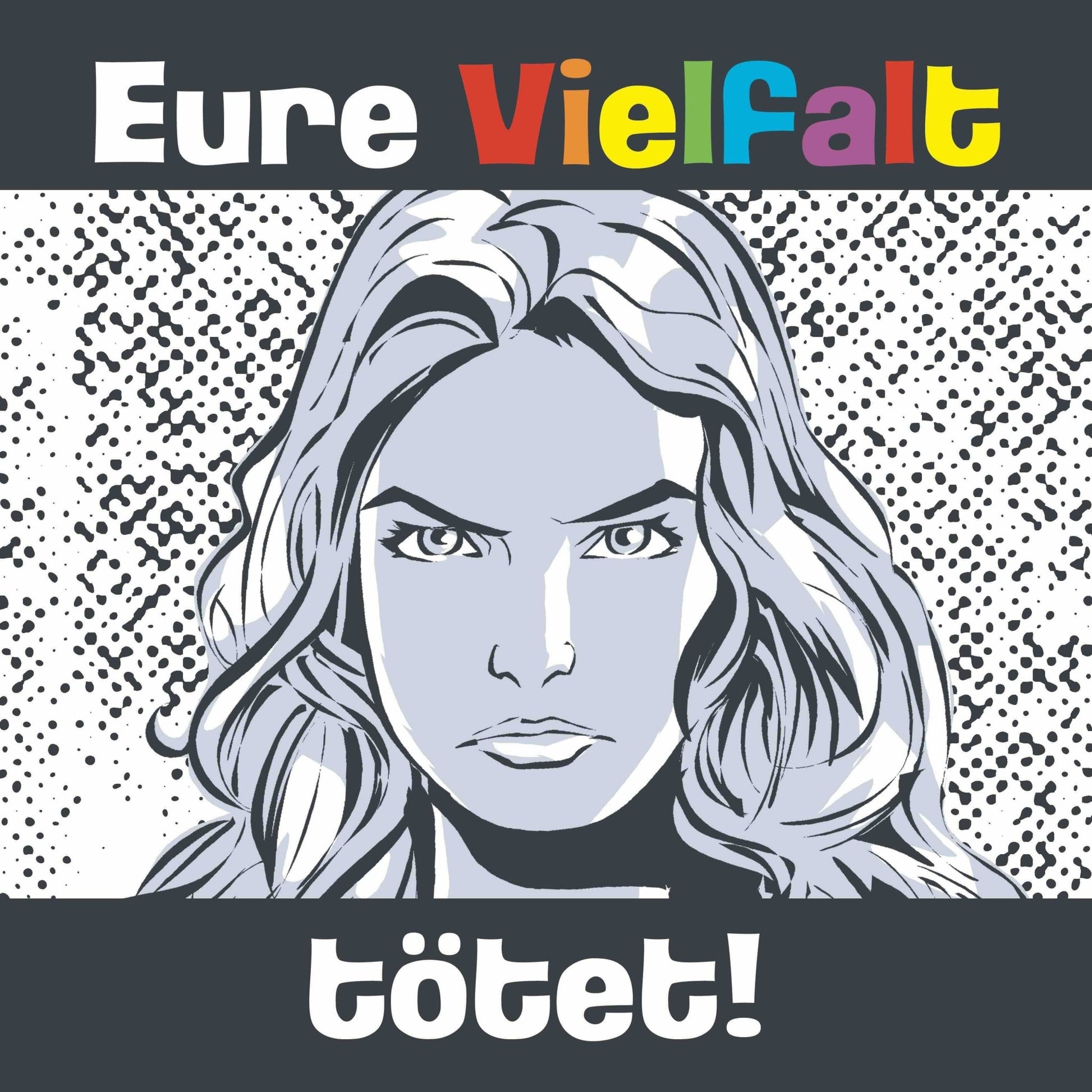 50 Aufkleber „Vielfalt tötet!“ - Nette Aufkleber