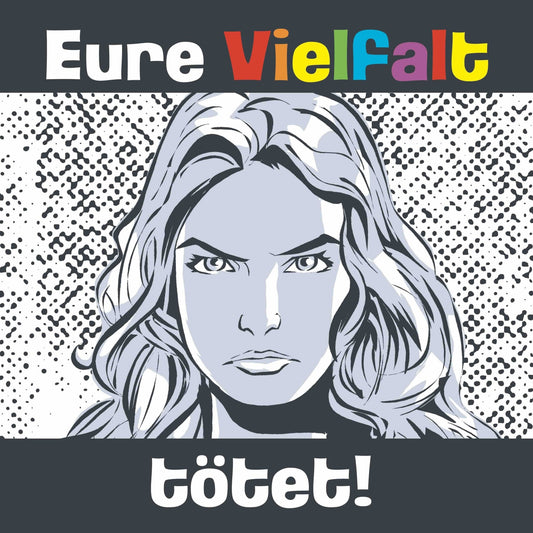 50 Aufkleber „Vielfalt tötet!“ - Nette Aufkleber