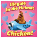 50 Aufkleber „Chicken“