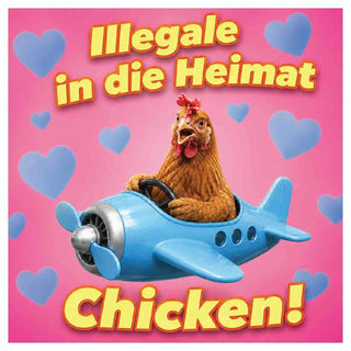 50 Aufkleber „Chicken“