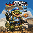 50 Aufkleber „Bombadiro Crocodilo“