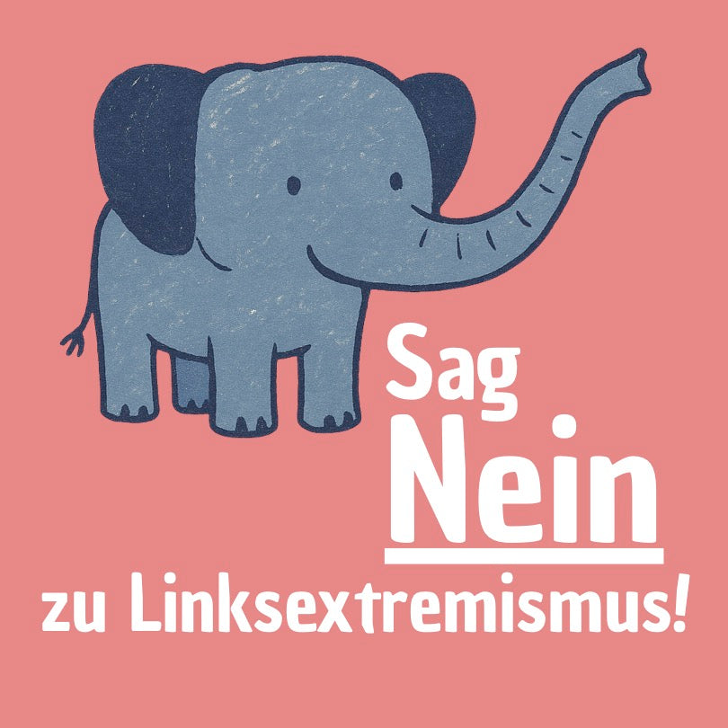 50 Aufkleber „Sag Nein zu Linksextremismus!“