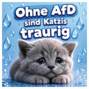 50 Aufkleber „Katzis traurig“