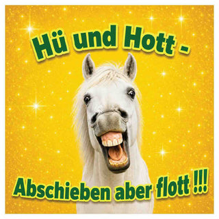 50 Aufkleber „Hü und Hott“