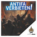 50 Aufkleber „Wilhelm Kachel - Antifa verbieten!“