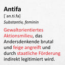 50 Aufkleber „Antifa“