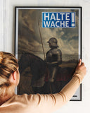Poster „Halte Wache!“ - Wilhelm Kachel - Nette Aufkleber