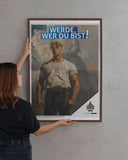 Poster „Werde, wer du bist!“ - Wilhelm Kachel - Nette Aufkleber