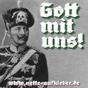 50 Aufkleber „Gott mit uns!“